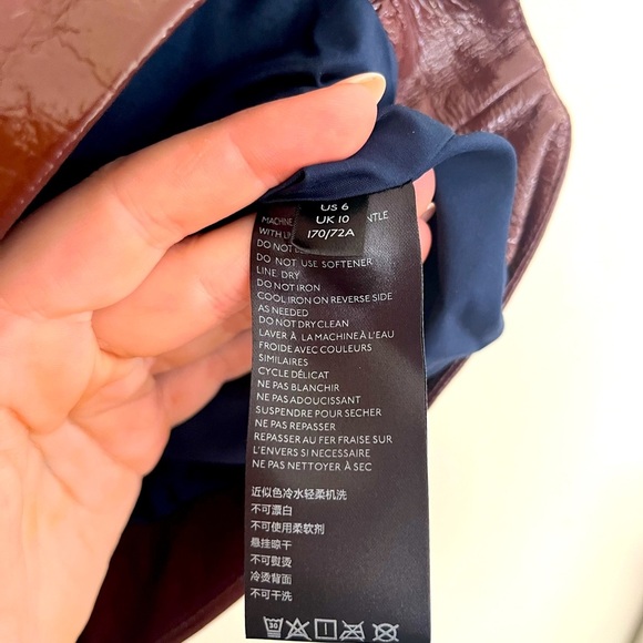 Maeve x Anthropologie NWOT Faux Leather Mini Skirt - Picture 12 of 13